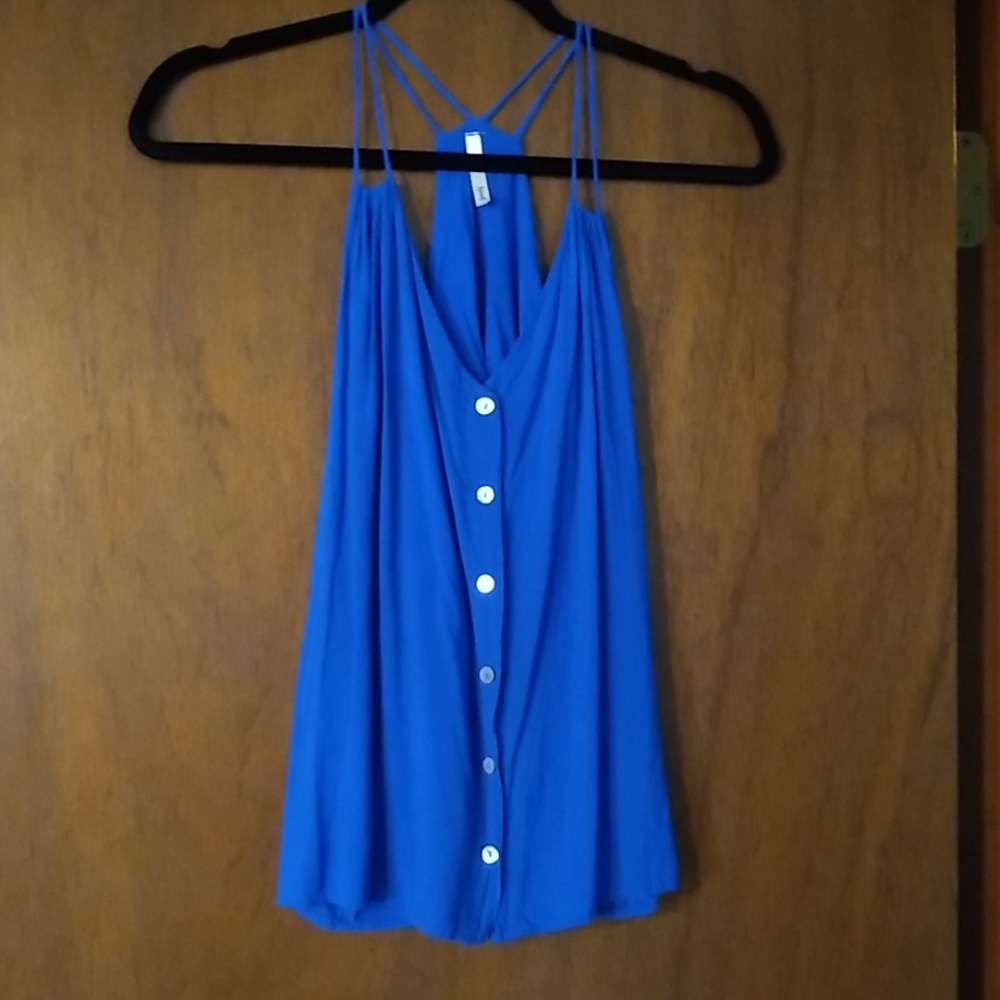 Cobalt blue tank top